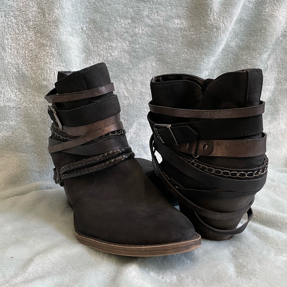 Black booties